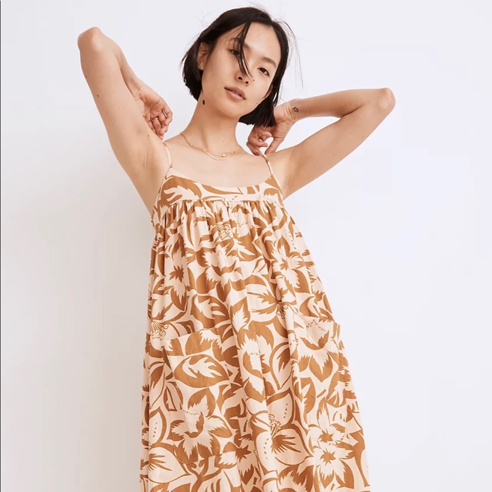 Madewell Linen-Blend Maxi Dress